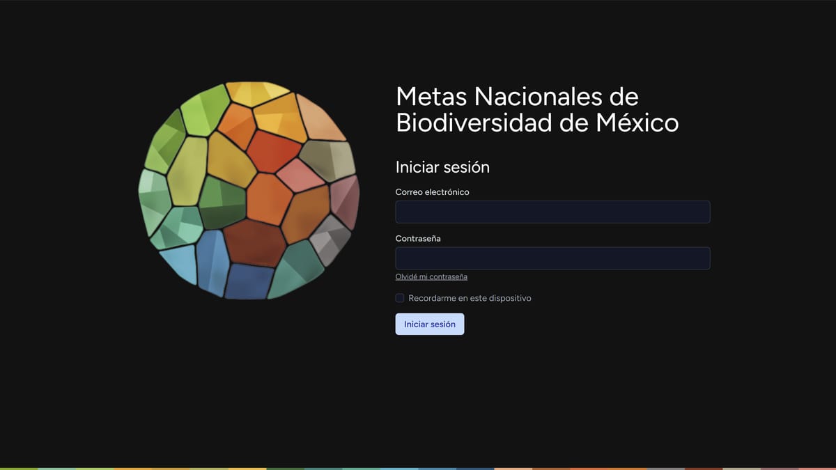 Captura del proyecto Conabio